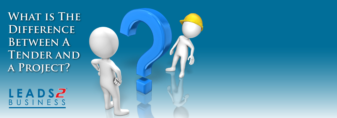 What is the difference between a Tender and a Project?