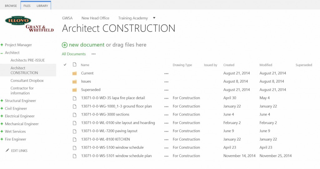 CC+ Construction Drawings Issued