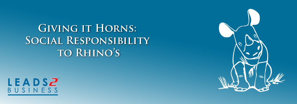 Leads 2 Business : Social responsibility - giving it horns