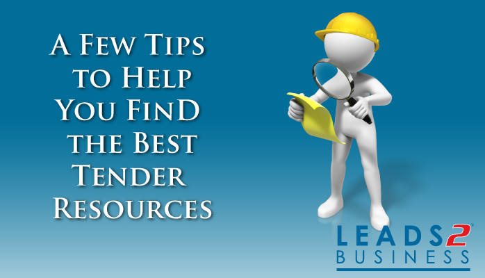 A Few Quick Tips to Help You Find the Best Tender Resources