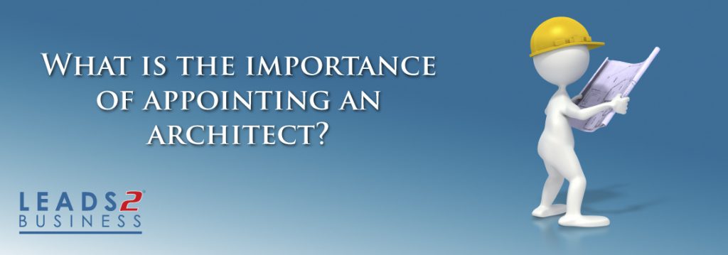 What is the importance of appointing an architect?