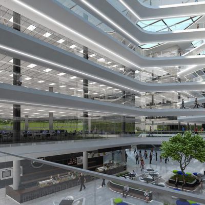 Artist impression of interior for the New Deloitte offices