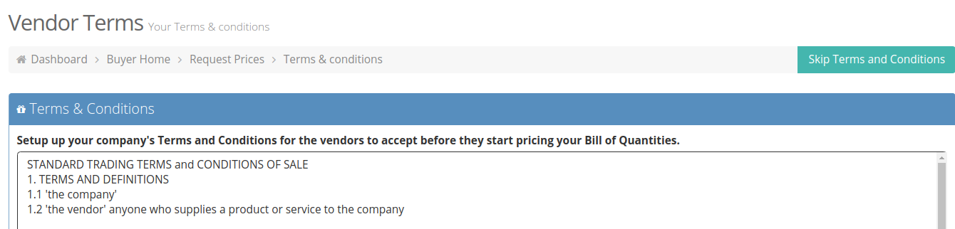 Terms & Conditions Terms & Conditions